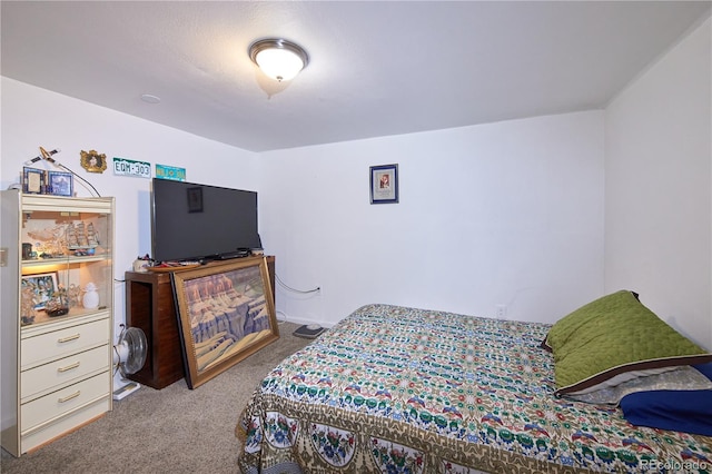 bedroom with carpet flooring