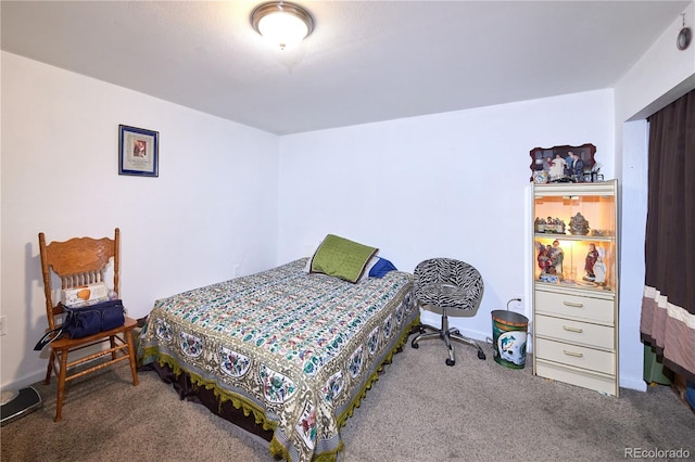 bedroom with carpet flooring