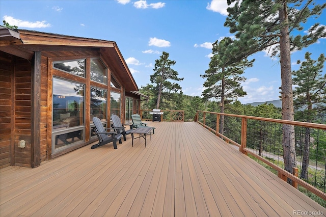 26452 Wolverine Trl, Evergreen, CO 80439 - view of deck