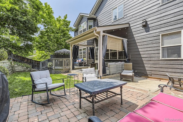 10330 Lions Path, Lone Tree, CO 80124 - view of patio / terrace featuring outdoor lounge area