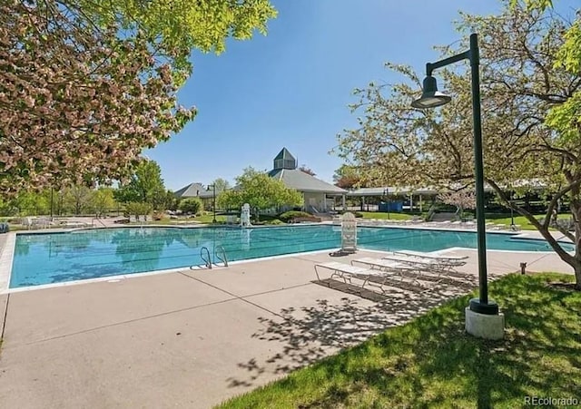 10330 Lions Path, Lone Tree, CO 80124 - community pool with a patio area