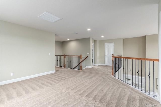 676 Fossil Bed Cir, Erie, CO 80516 - empty room with light colored carpet, recessed lighting, and baseboards