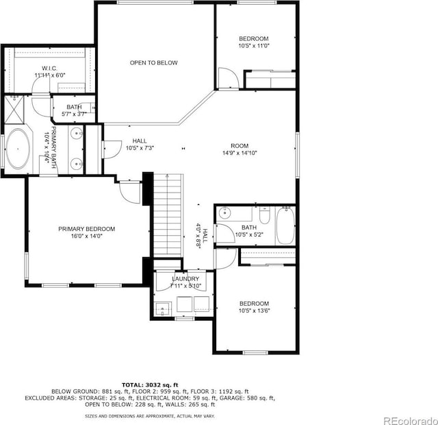 676 Fossil Bed Cir, Erie, CO 80516 - floor plan / room layout