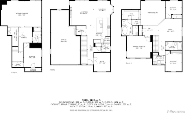 676 Fossil Bed Cir, Erie, CO 80516 - floor plan / room layout