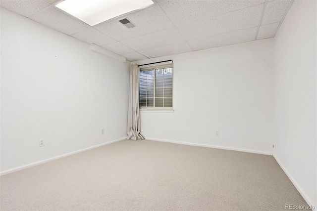 1473 E 130th Dr, Thornton, CO 80241 - spare room featuring light colored carpet and a drop ceiling