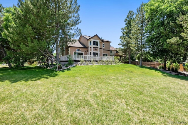 1473 E 130th Dr, Thornton, CO 80241 - view of yard with a deck