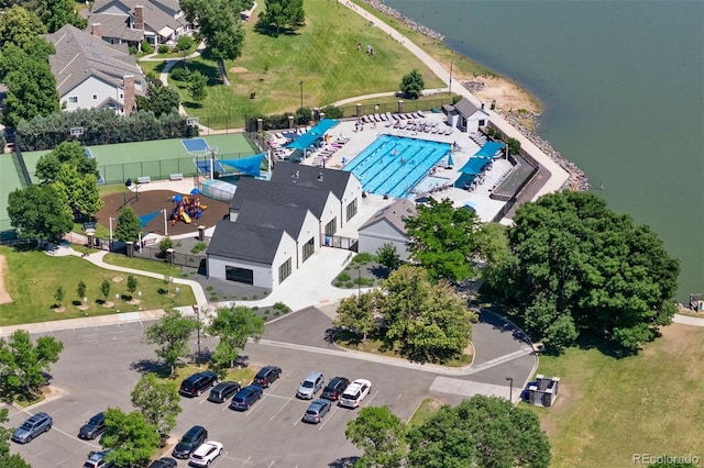 1473 E 130th Dr, Thornton, CO 80241 - bird's eye view of a pool