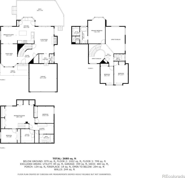 1473 E 130th Dr, Thornton, CO 80241 - view of home floor plan
