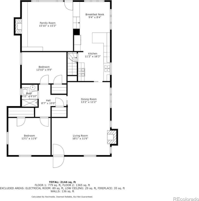 1040 N Kearney St, Denver, CO 80220 - view of home floor plan