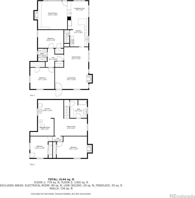 1040 N Kearney St, Denver, CO 80220 - view of home floor plan