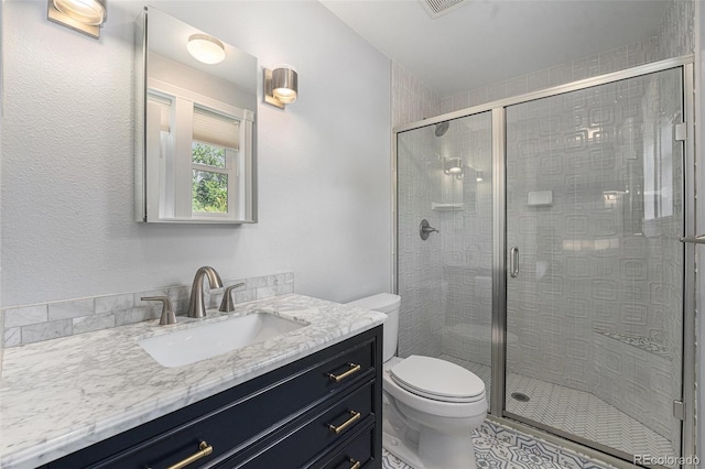 2831 N Humboldt St, Denver, CO 80205 - bathroom with vanity and a shower stall