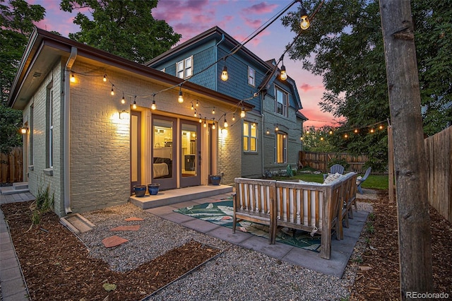 2831 N Humboldt St, Denver, CO 80205 - rear view of house with brick siding