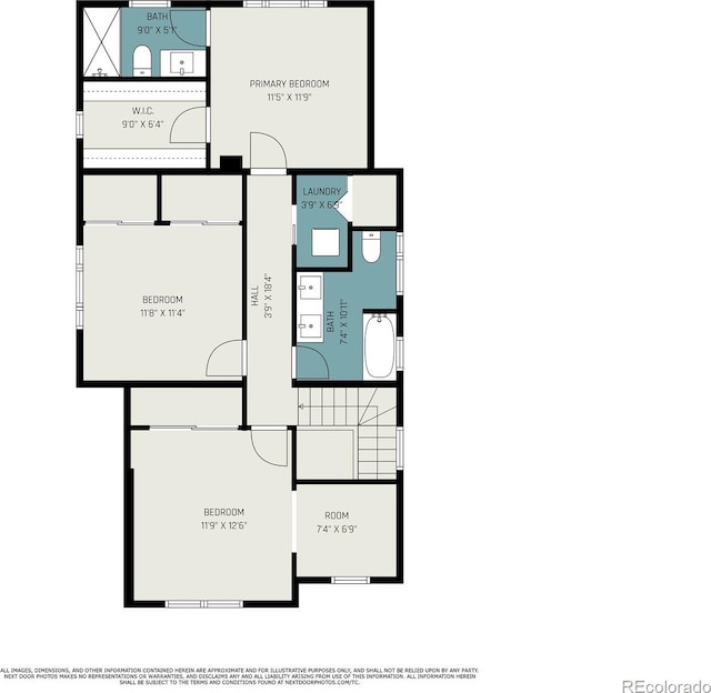 2831 N Humboldt St, Denver, CO 80205 - view of room layout