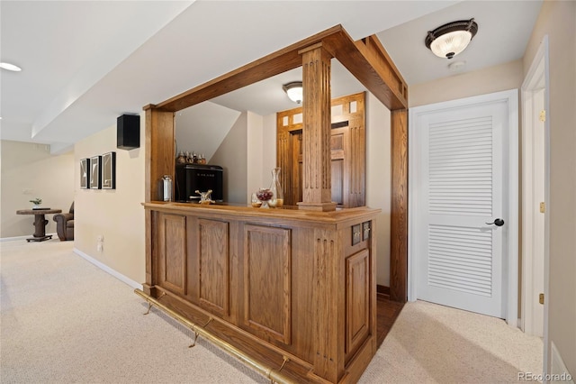 10 Sand Cherry, Littleton, CO 80127 - bar area with carpet floors and baseboards