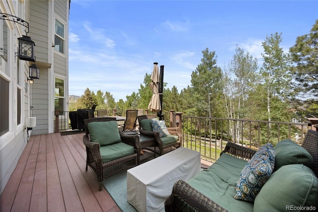10 Sand Cherry, Littleton, CO 80127 - view of wooden terrace