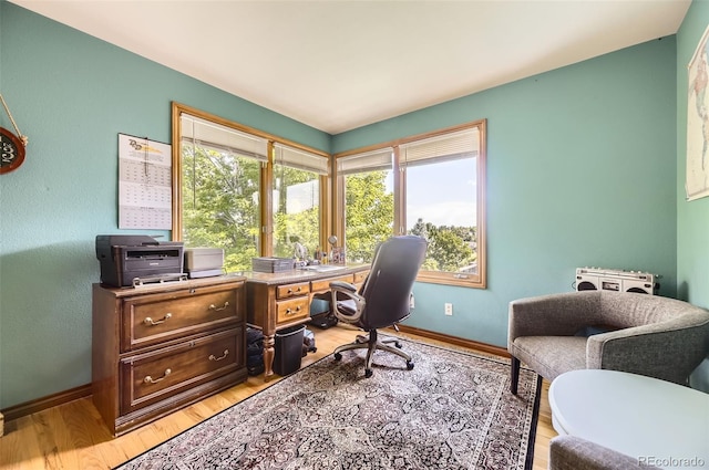 6588 S Oak Cir, Littleton, CO 80127 - office space featuring healthy amount of natural light and light wood finished floors