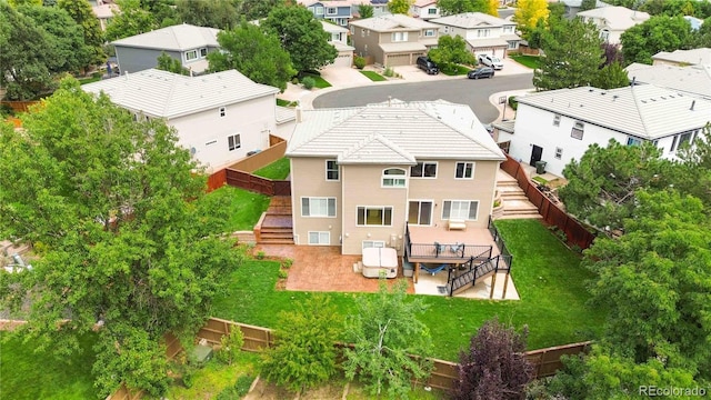 9169 Fox Fire Way, Highlands Ranch, CO 80129 - aerial view of residential area