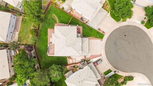 9169 Fox Fire Way, Highlands Ranch, CO 80129 - aerial perspective of suburban area
