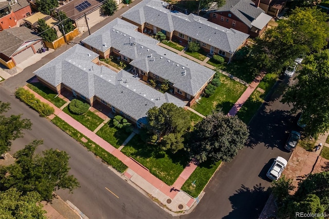 drone / aerial view featuring a residential view