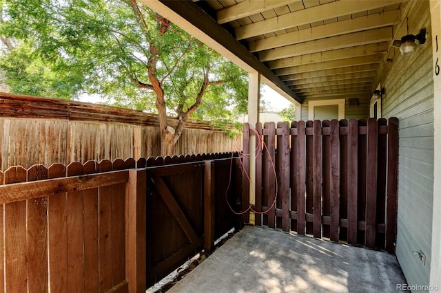 1885 S Quebec Way Unit A16, Denver, CO 80231 - view of patio featuring a gate