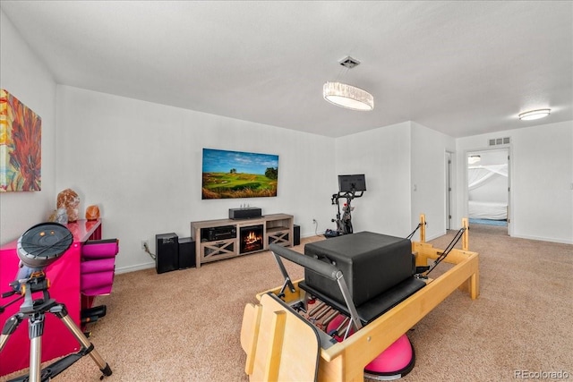 12972 Uinta Ct, Thornton, CO 80602 - recreation room with carpet flooring and baseboards