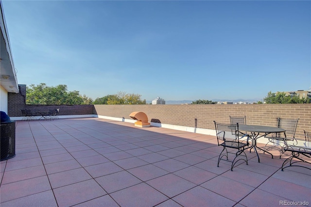 view of patio / terrace with outdoor dining space