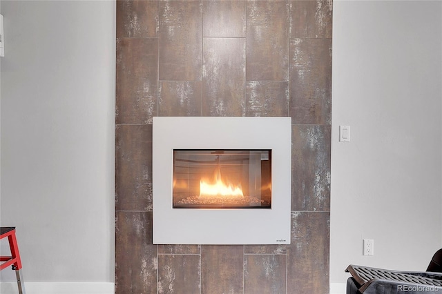 4156 Vrain St, Denver, CO 80212 - detailed view of a glass covered fireplace