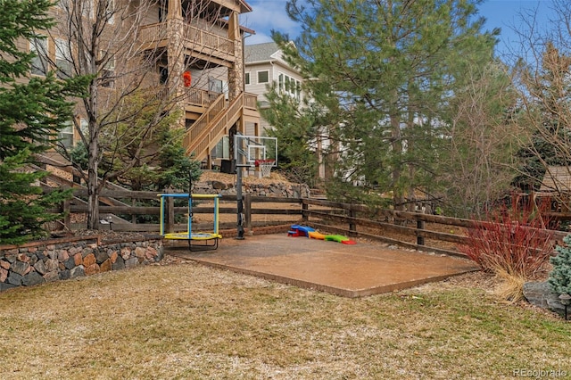 view of basketball court