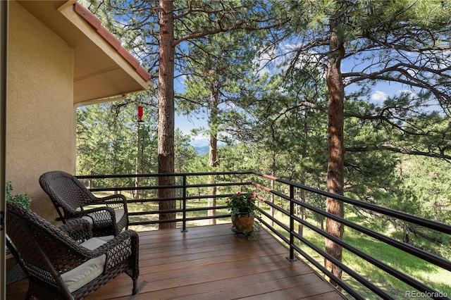 view of deck