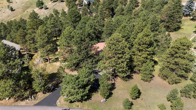 aerial view of property's location