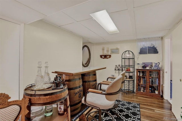 6416 Zang Ct, Arvada, CO 80004 - bar area with wood finished floors