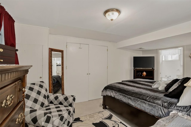 6416 Zang Ct, Arvada, CO 80004 - bedroom with a closet and light carpet