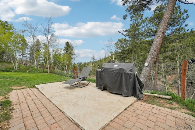11827 Brook Rd, Golden, CO 80403 - view of patio with a grill