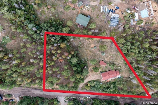 11827 Brook Rd, Golden, CO 80403 - view of property location with property boundaries highlighted