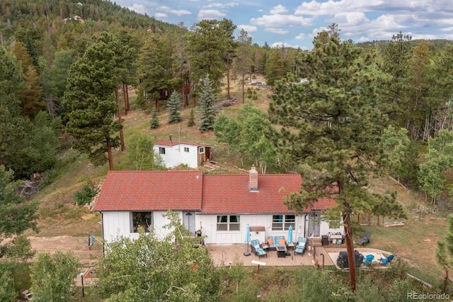 11827 Brook Rd, Golden, CO 80403 - view from above of property featuring a heavily wooded area