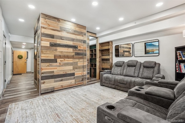 645 S Park Ave Unit 302, Breckenridge, CO 80424 - living room with recessed lighting and wood finished floors