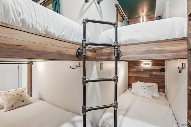645 S Park Ave Unit 302, Breckenridge, CO 80424 - bedroom with wooden walls