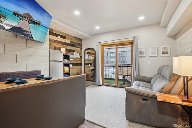 645 S Park Ave Unit 302, Breckenridge, CO 80424 - office area with light colored carpet and recessed lighting