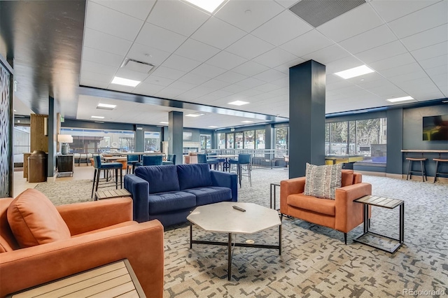 645 S Park Ave Unit 302, Breckenridge, CO 80424 - building lobby with floor to ceiling windows and a drop ceiling