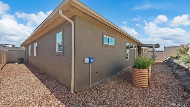 681 Eadin Ln, Grand Junction, CO 81504 - view of property exterior with a fenced backyard and stucco siding