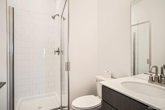 370 Geneva St, Aurora, CO 80010 - full bathroom featuring a stall shower and vanity