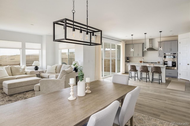 16568 W 92nd Pl, Arvada, CO 80007 - dining space with healthy amount of natural light and light wood-type flooring