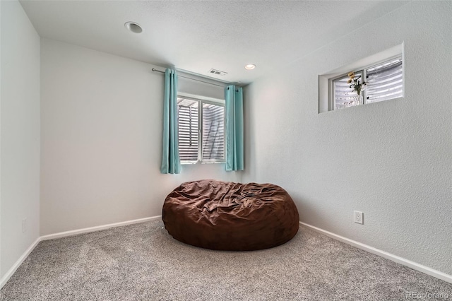 5534 S Wenatchee St, Aurora, CO 80015 - living area featuring carpet flooring and recessed lighting