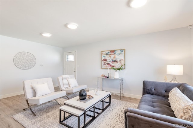1476 W Dakota Ave, Denver, CO 80223 - living room with light wood-style floors