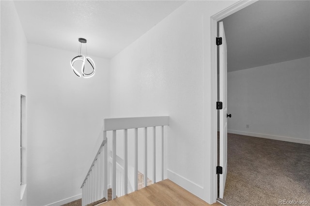 12635 E Pacific Cir Unit A, Aurora, CO 80014 - stairs with baseboards and carpet flooring
