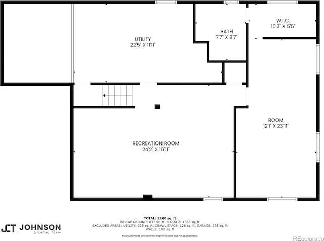 7382 E Bates Dr, Denver, CO 80231 - view of floor plan / room layout