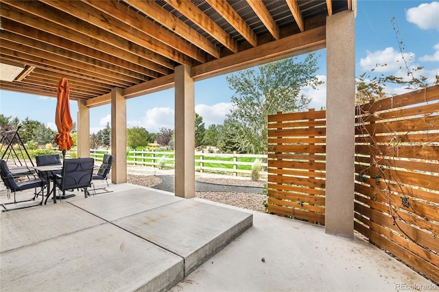 view of patio / terrace