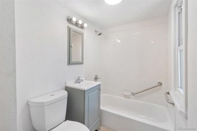 4636 Leaf Ct, Denver, CO 80216 - full bath with  shower combination, toilet, and vanity