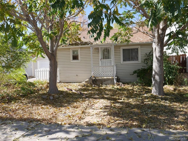 view of front of house