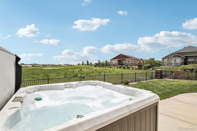 27196 E Alder Dr, Aurora, CO 80016 - view of patio with a hot tub